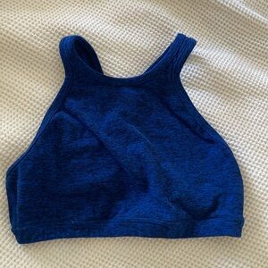 Beyond yoga space dye high neck bra